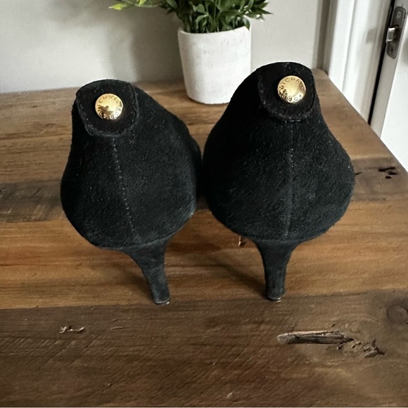 MICHAEL KORS | Black Suede Heels Pumps | 7.5 - Picture 9 of 11